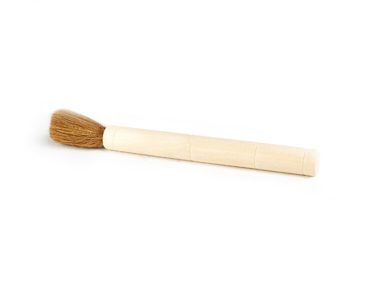 Фото Кисточка с деревянной ручкой (светлое дерево) (упаковка 5 шт)