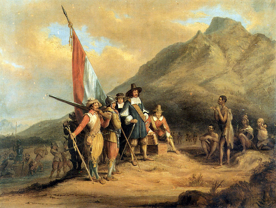 «Прибытие Яна ван Рибека на мыс Доброй Надежды», 1652 г.