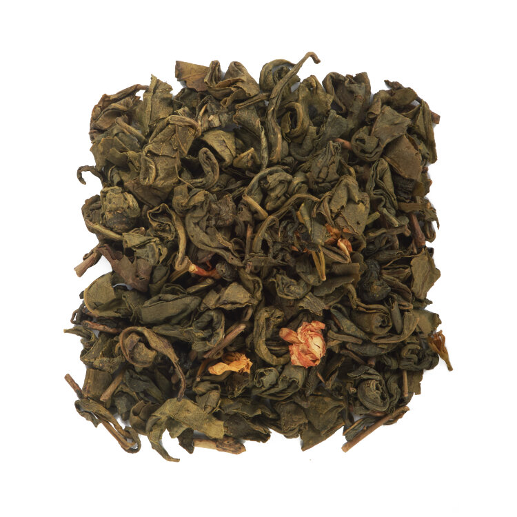 Фото Чай зеленый ароматизированный "Зеленый с жасмином"