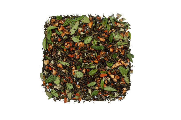 Фото Чай зеленый ароматизированный "Ароматное Яблоко"