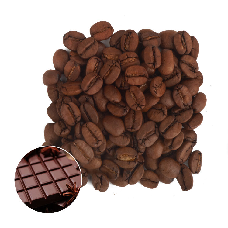 Фото Кофе в зернах ароматизированный "Баварский Шоколад" 1000 гр