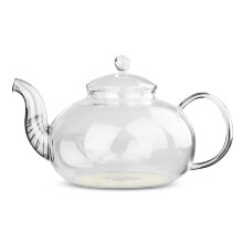 Чайник для варки из жаропрочного стекла 1500 мл "Смородина" (с металлизированным дном)