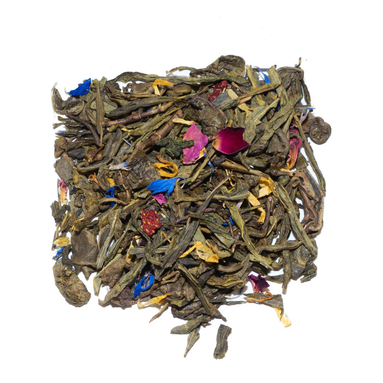 Фото Чай зеленый ароматизированный "Цветочный букет"