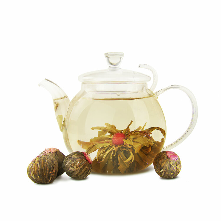 Фото Связанный чай "Сочный персик"